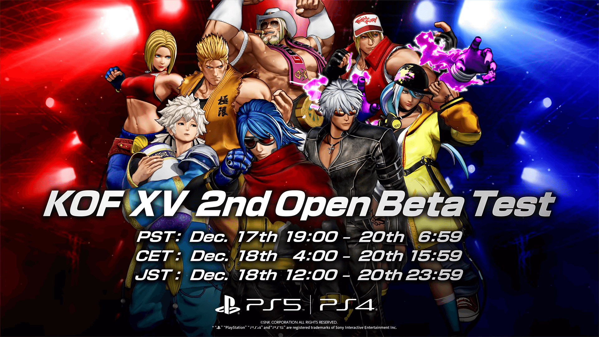 Newcomer Krohnen Joins The King Of Fighters XV, Second Open Beta