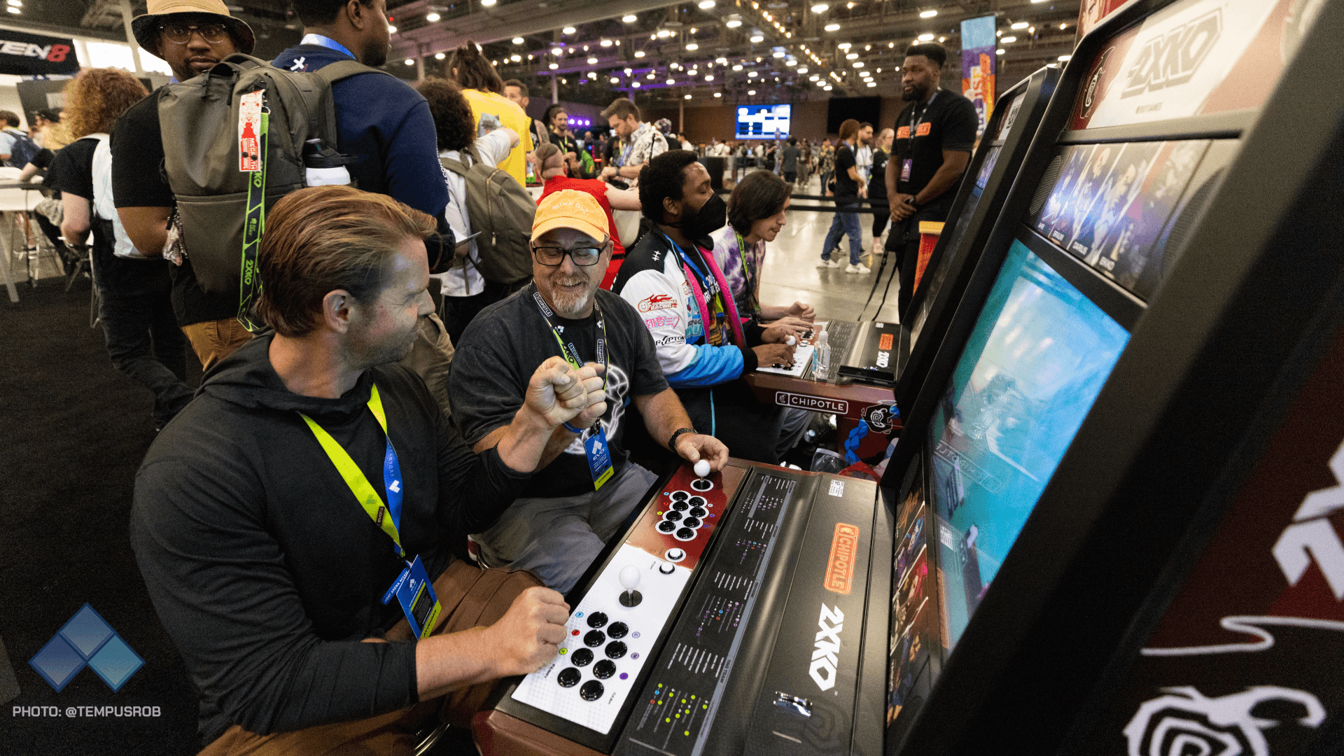 Evo's Sponsor Chipotle Features a Chipotle Themed 2XKO Cabinet