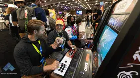Evo's Sponsor Chipotle Features a Chipotle Themed 2XKO Cabinet