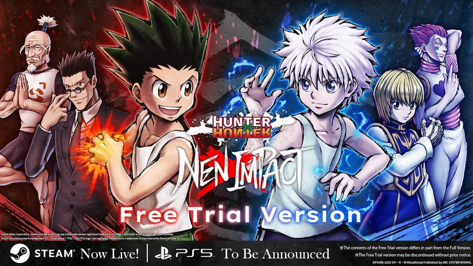 Free Demo of HUNTER×HUNTER NEN×IMPACT is Available on Steam