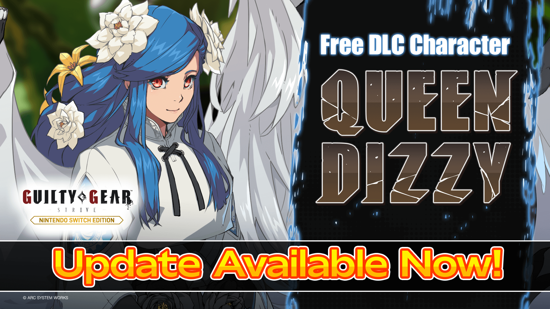 Queen Dizzy Now Available on GGST For The Switch