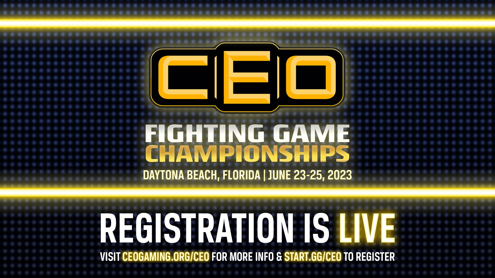 CEO 2023 Announces Dates and Games