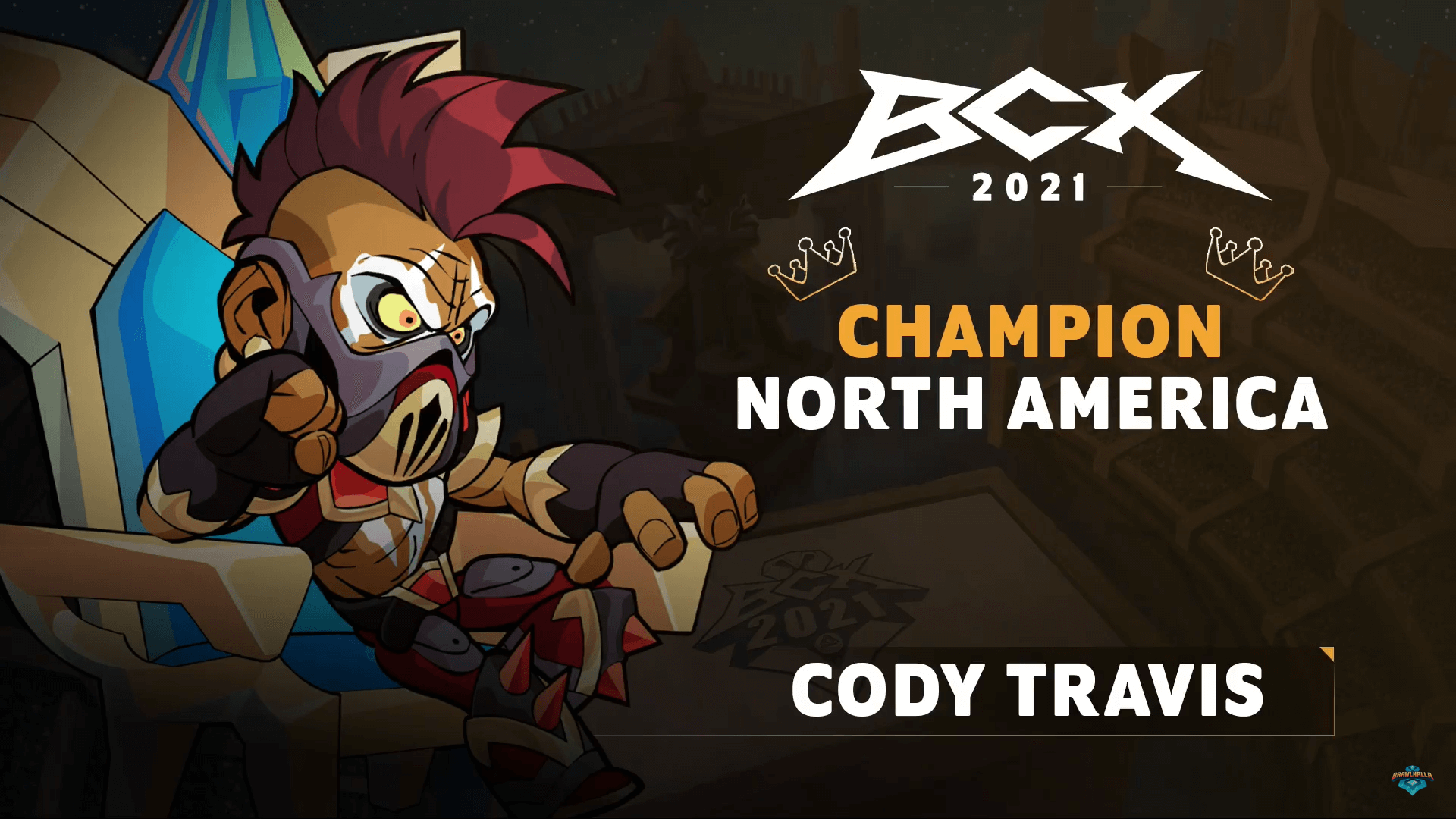 Cody Travis is the Brawlhalla 2021 Champion in North America
