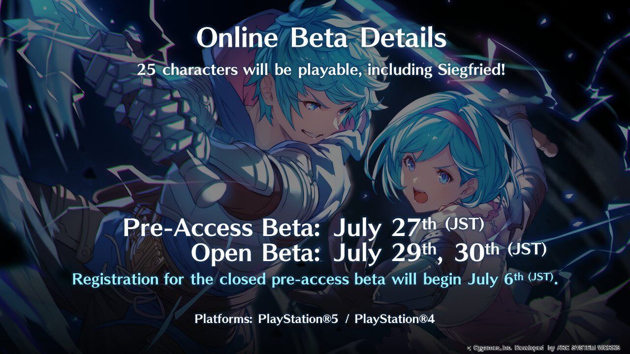 Granblue Fantasy Versus: Rising online beta coming in July