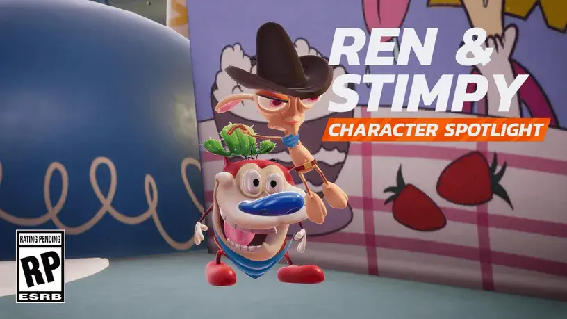 Ren & Stimpy in NASB 2: Gameplay Overview | DashFight