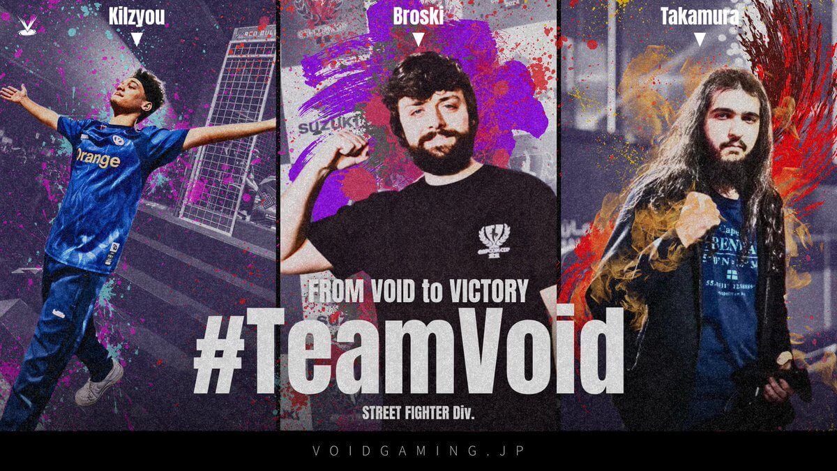 Void Gaming Announce Sponsirships For Takamura, Broski, Kilzyou