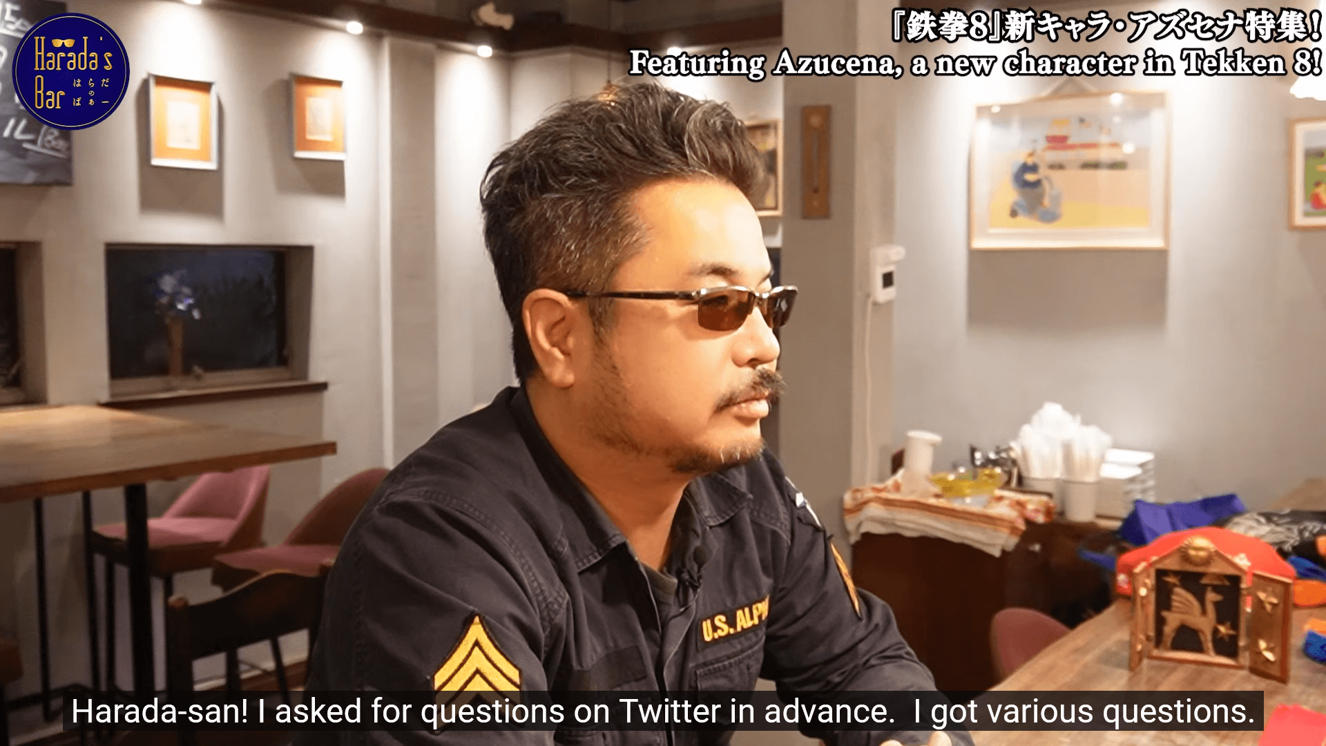 Harada Answers Questions from Twitter