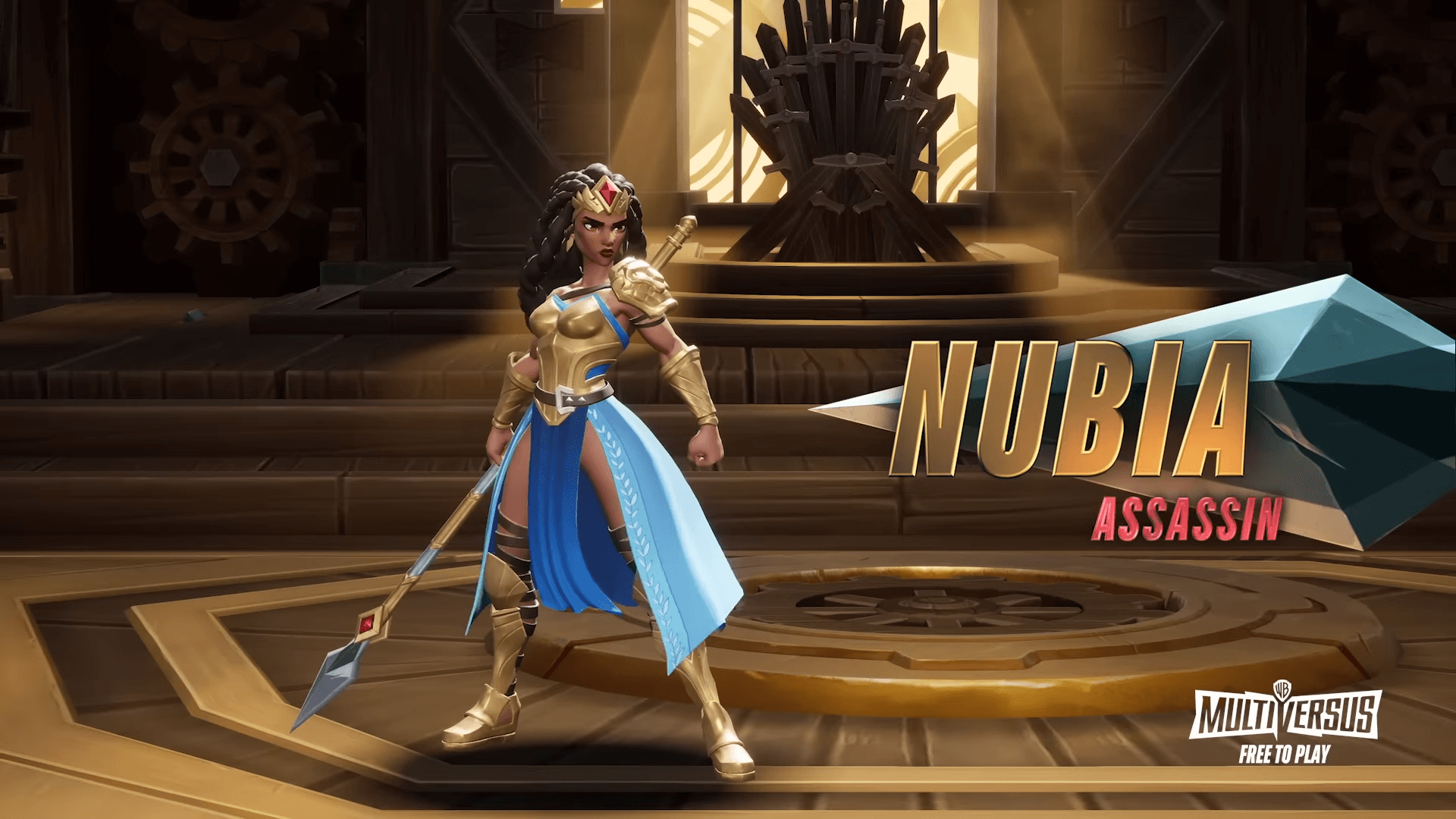 Queen Nubia joins the MultiVersus Roster October 15th