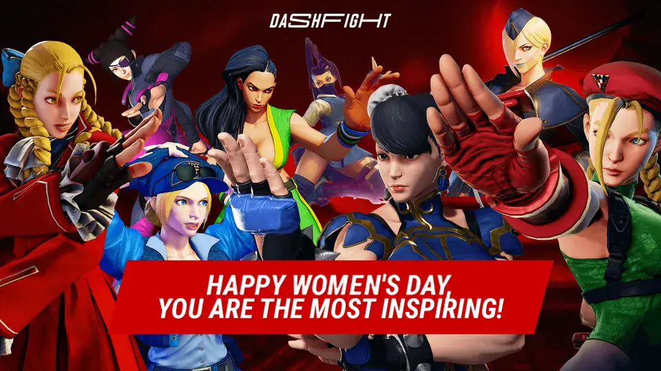 Happy Women's Day for Street Fighter Female Characters by Dashfight