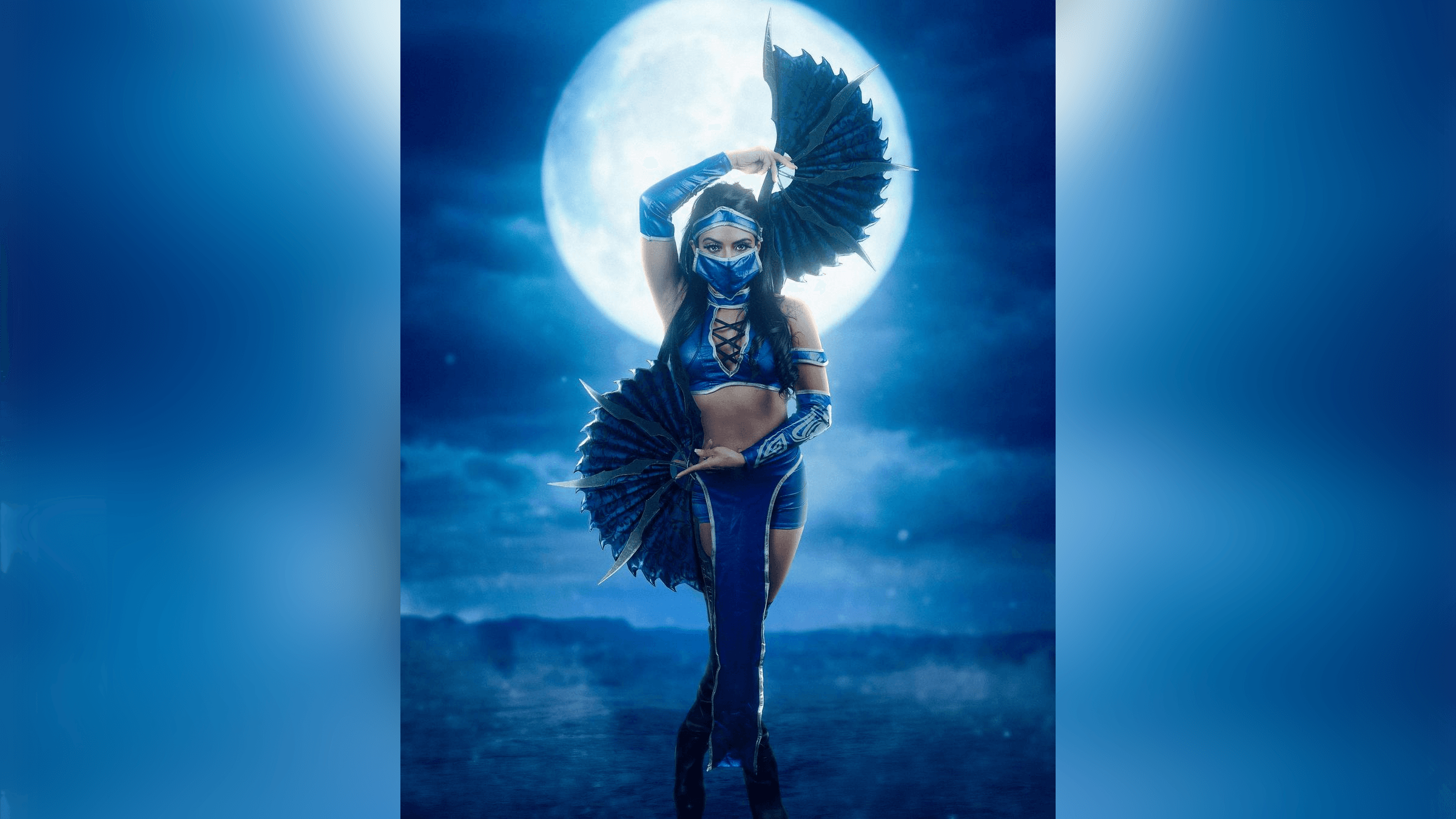 WWE's Zelina Vega showcases her Mortal Kombat Kitana cosplay