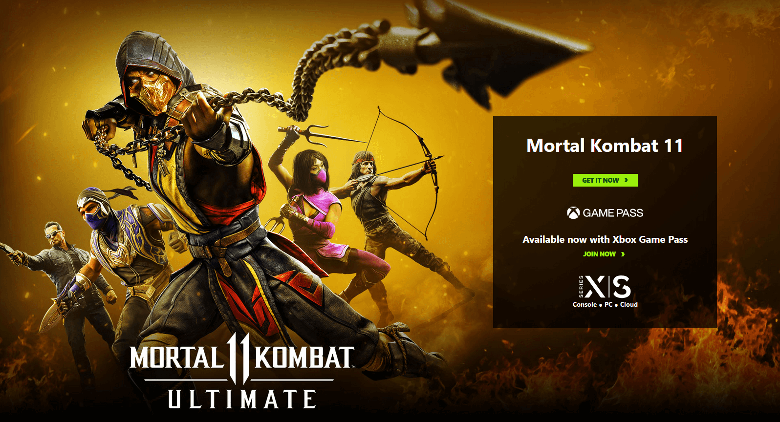 MK11 is on Game Pass