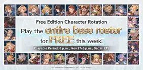 Granblue Fantasy Versus: Rising Base Roster is Free Until December 4