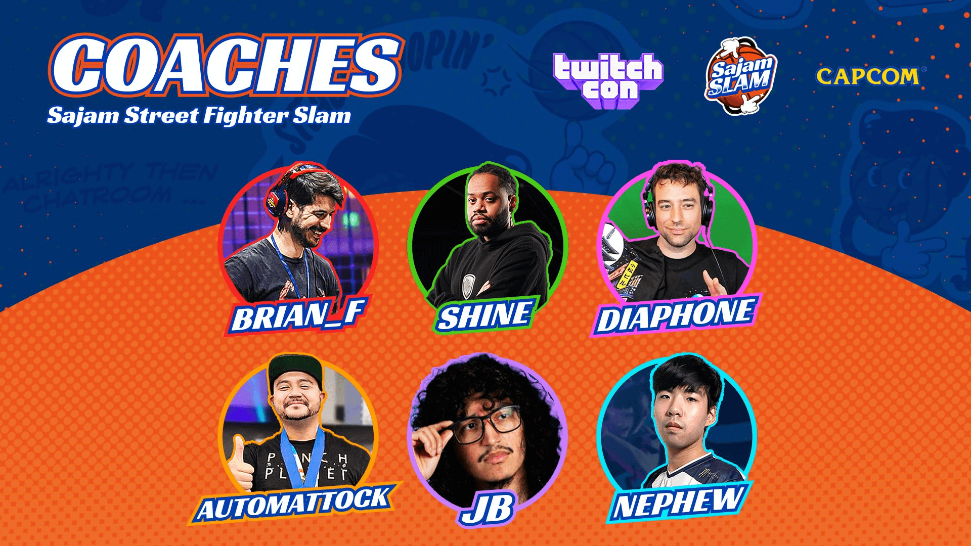 Sajam Street Fighter Slam Coaches & Players Lineup Announced