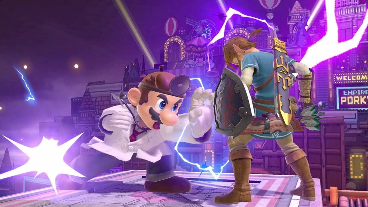 Dr. Mario v Link