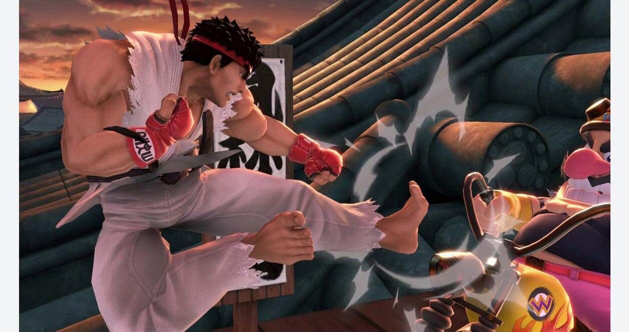 Ryu flying kick