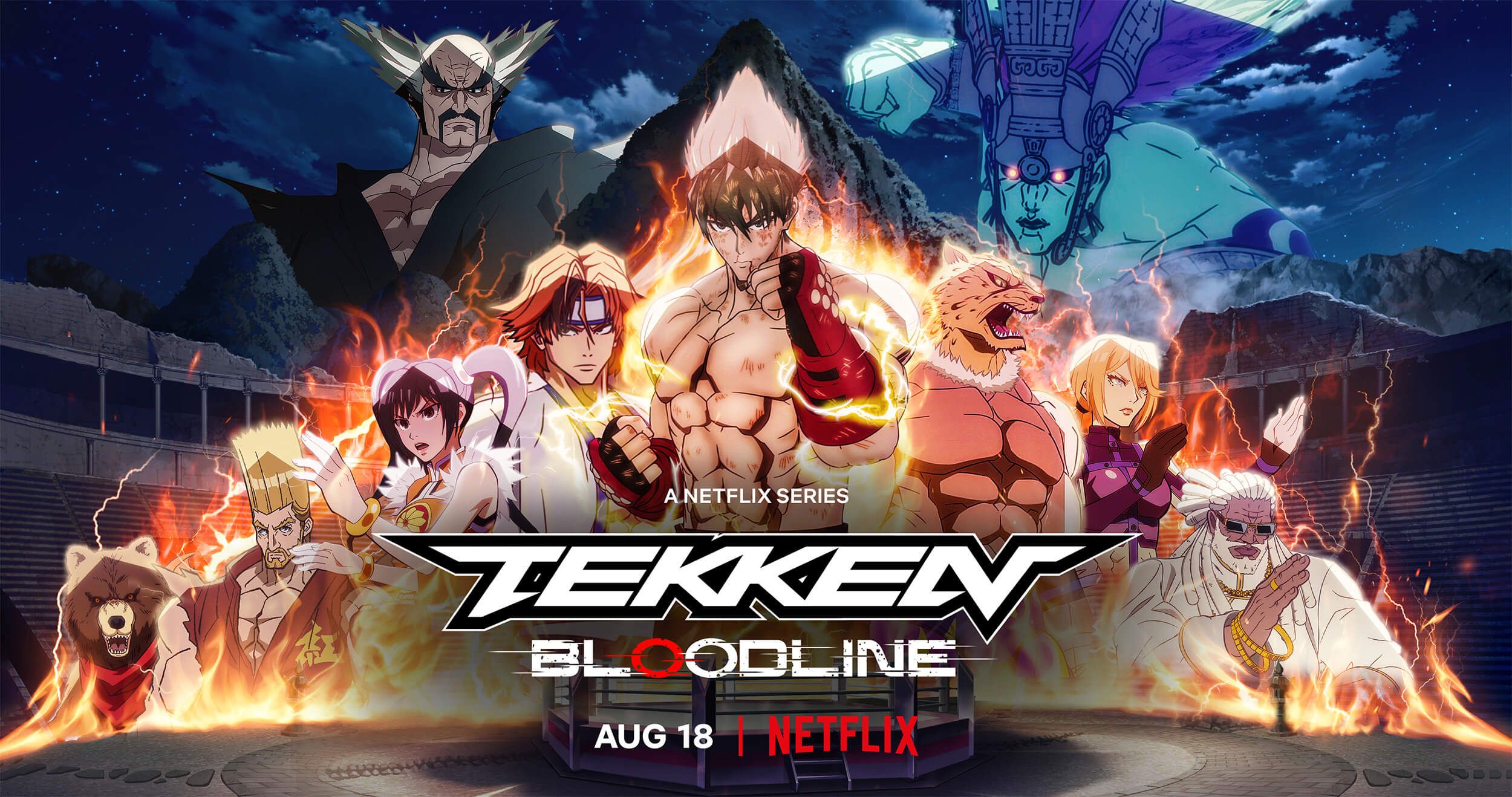 Netflix Tease English Dub For New Tekken Movie