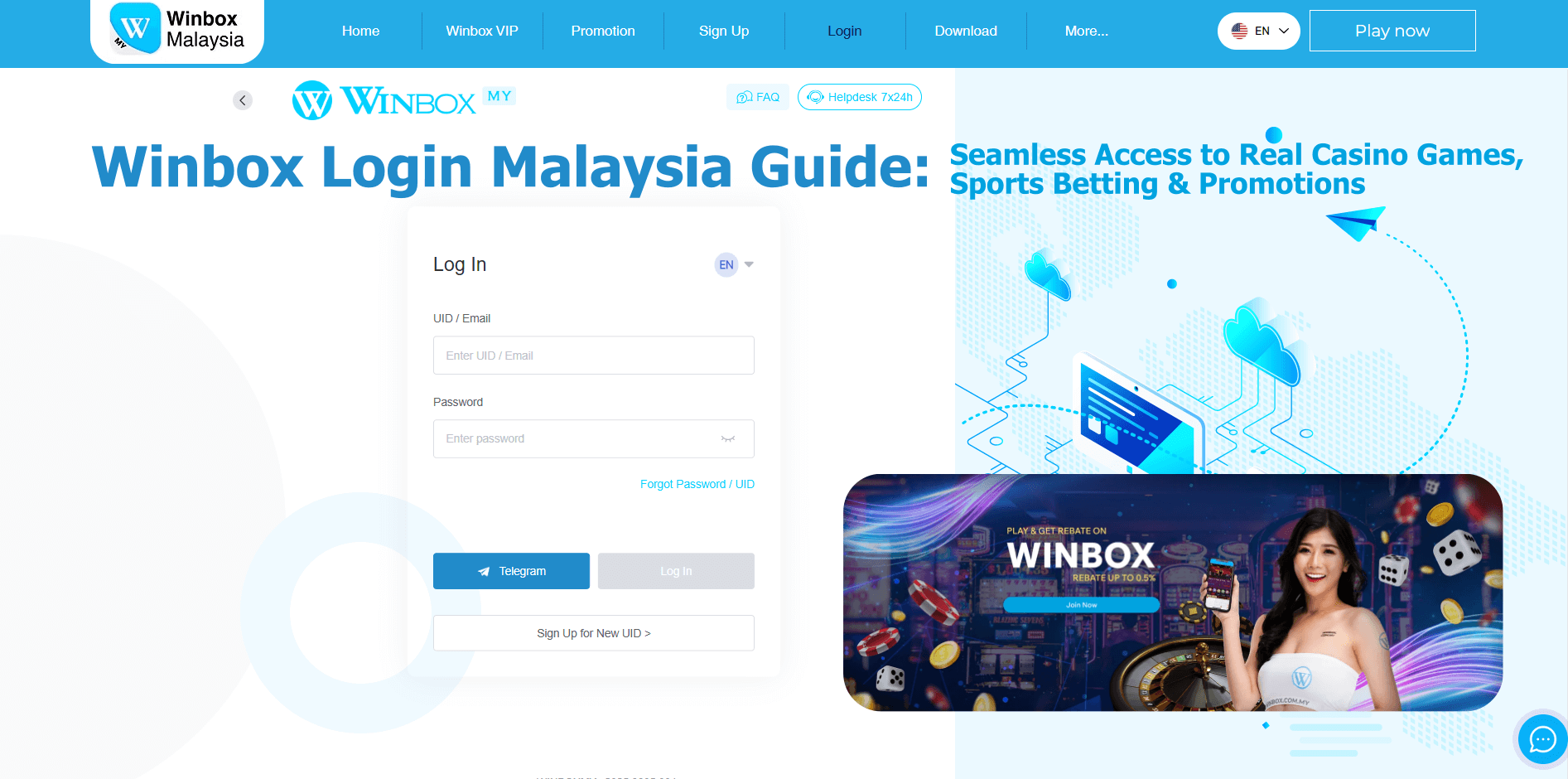 Winbox Login Malaysia: How to Access Real Games and Promotions
