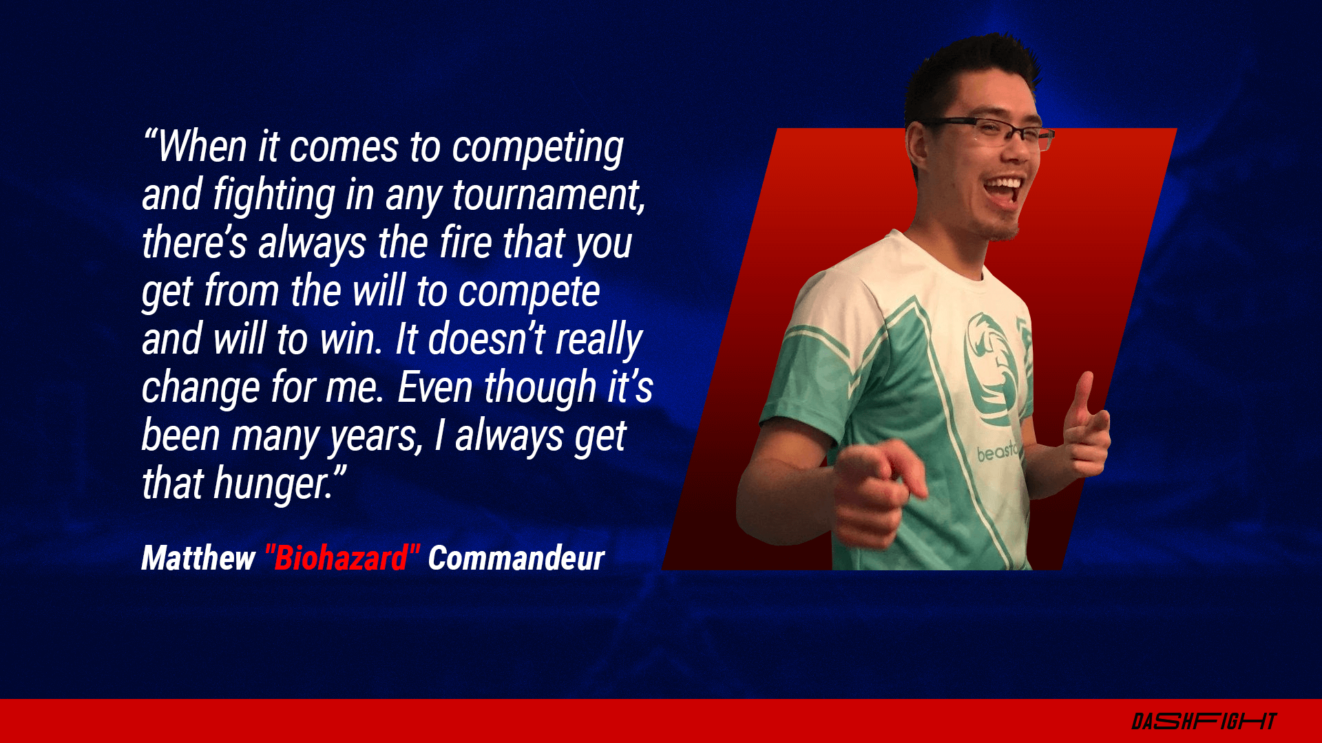 MK11 esports - interview with the pro player Matthew “Biohazard” Commandeur