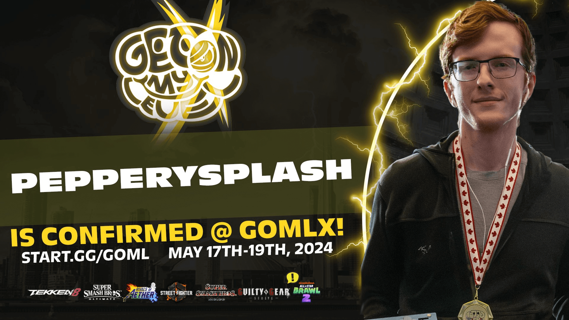 Top Canadian GGST Player PepperySplash Confirmed for GOML X