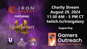 InronGalaxy is Doing a Charity Stream for Gamers Outreach on The 29th