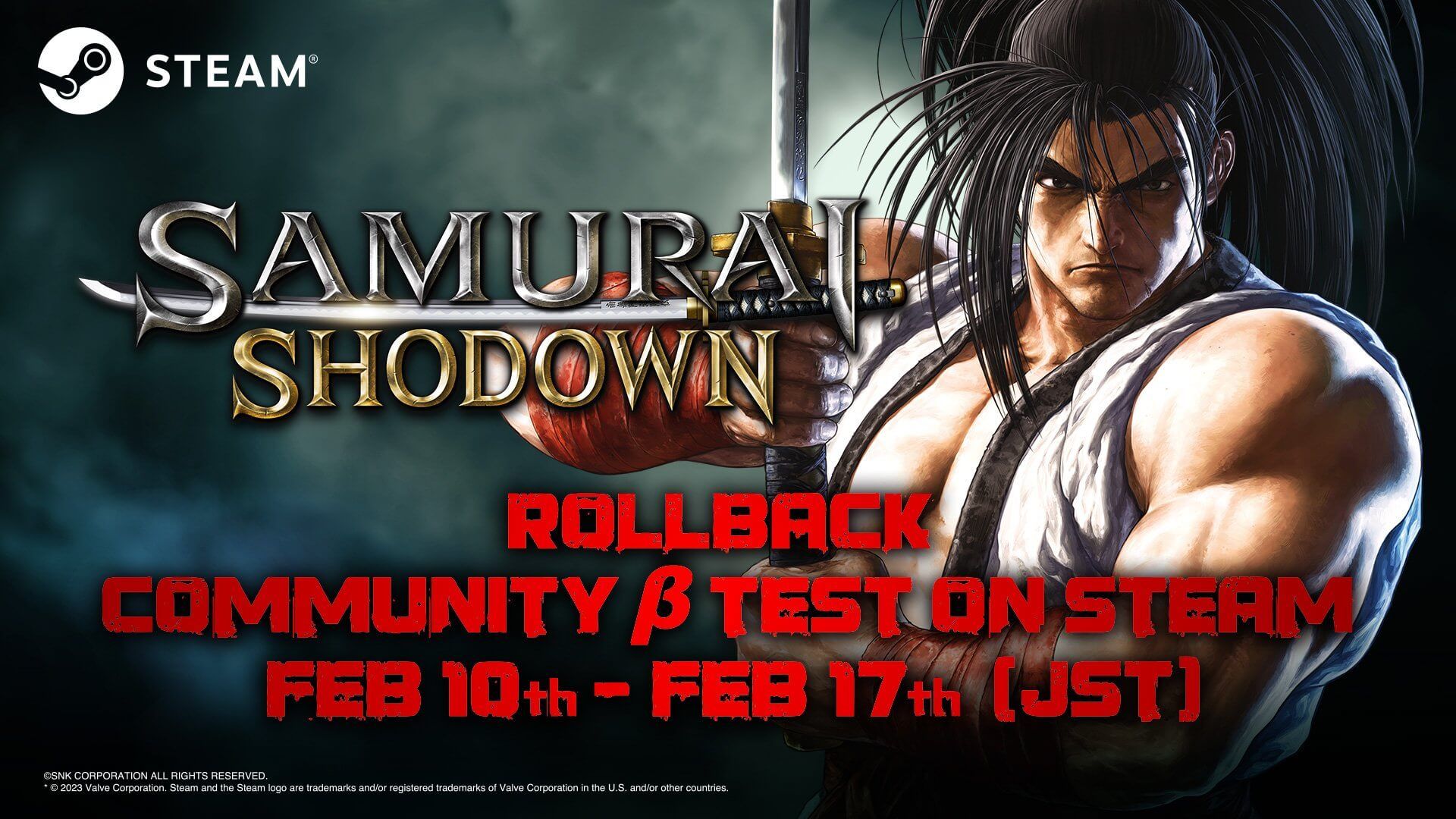 Samurai Shodown Rollback Netcode Steam Beta Test is Live