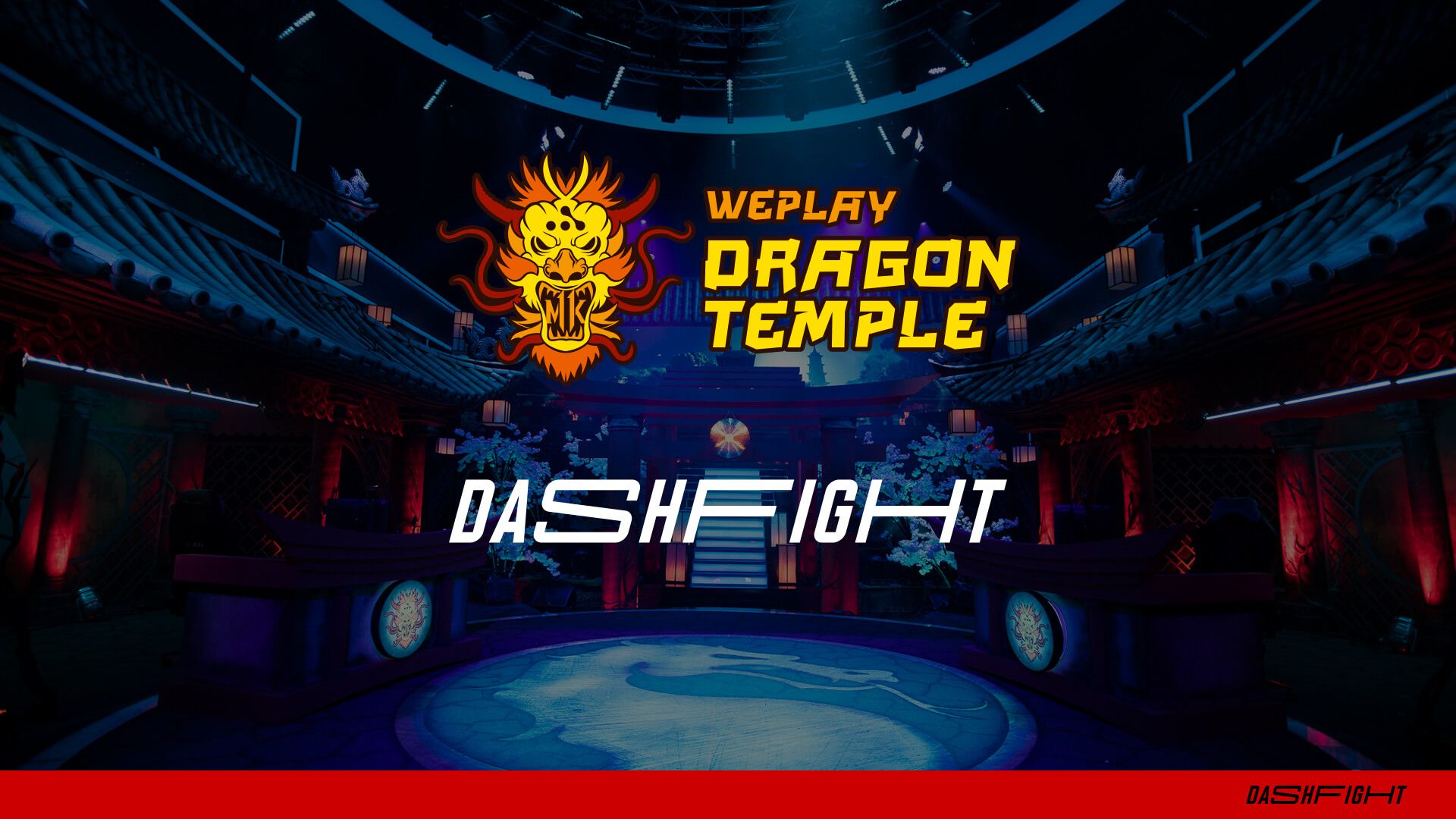The stage of the WePlay Dragon Temple