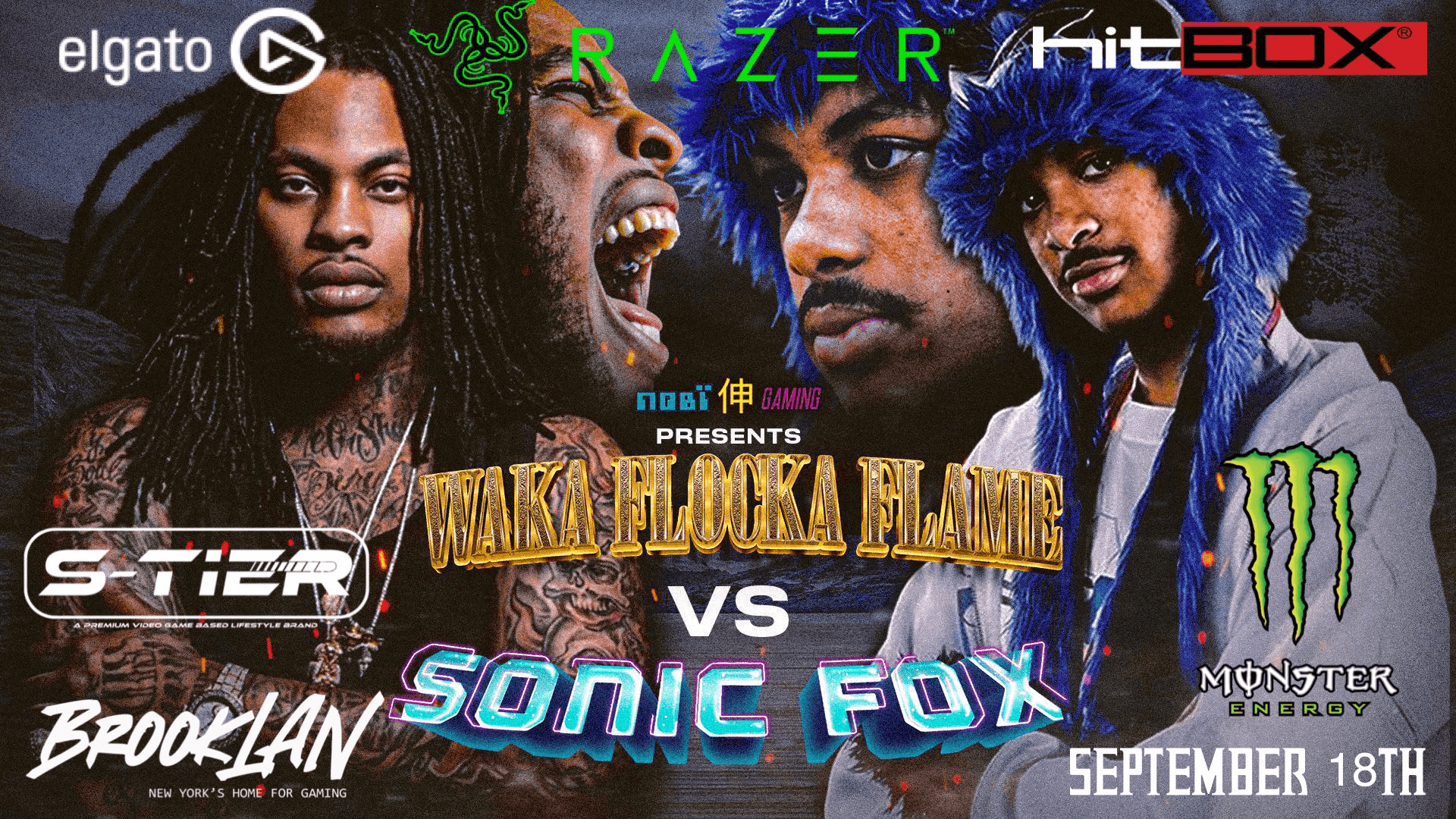 Waka Flocka Flame vs Sonic Fox: an Epic MK1 Show Set