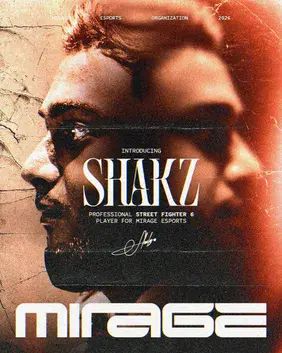 Mirage Esports Sign Shakz in Their First Move Into Street Fighter
