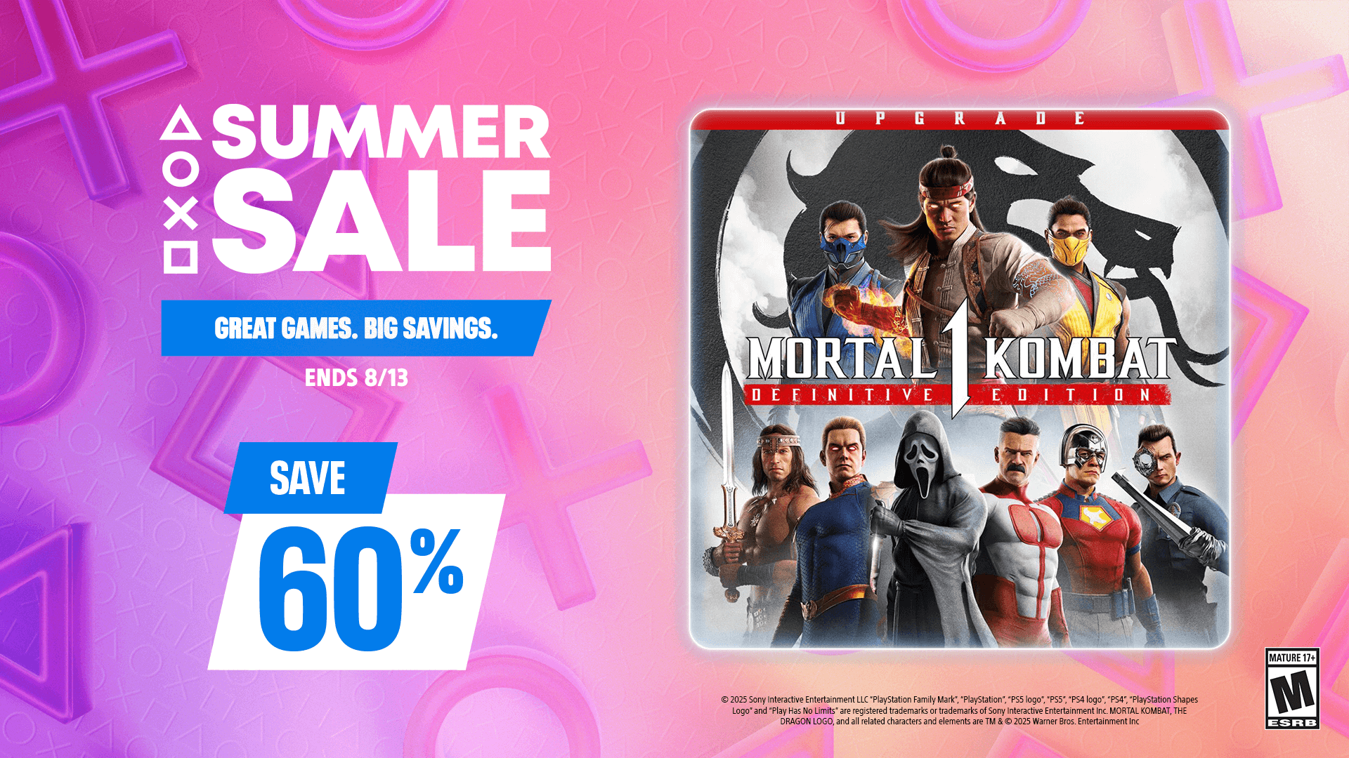PlayStation running a special Evo Las Vegas Fighting Games Sale