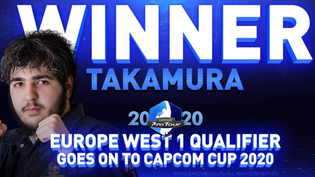 Takamura_B Wins Europe West 1 Capcom Pro Tour 2020