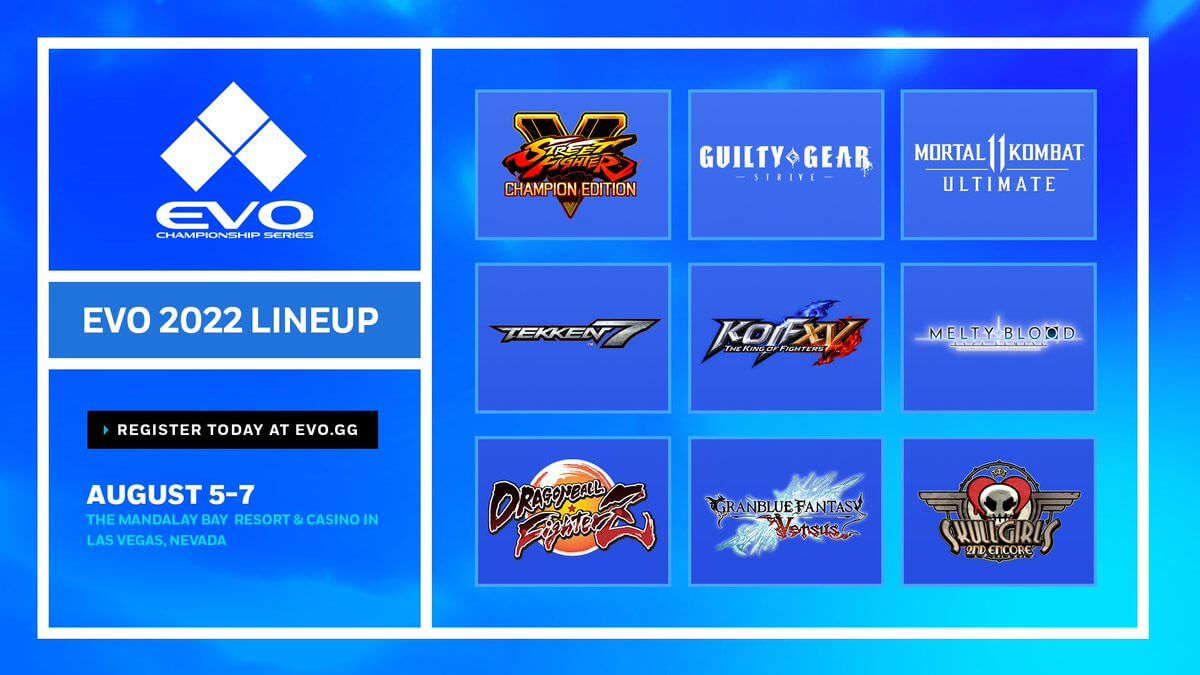 Evo 2022: Schedule and Times Announced Along With New Regulation
