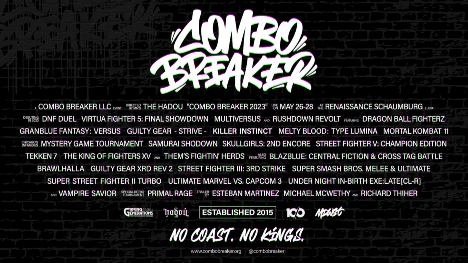 Combo Breaker 2023: Announces Games Lineup, Dates, and Location