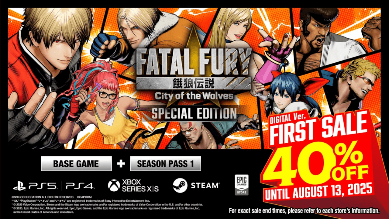 Fatal Fury: City of the Wovles First Digital Sale Live