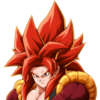 Ssj Red Hair Png Ssj4 Red Hair - Dragon Ball Z Gogeta Ssj4 - Free