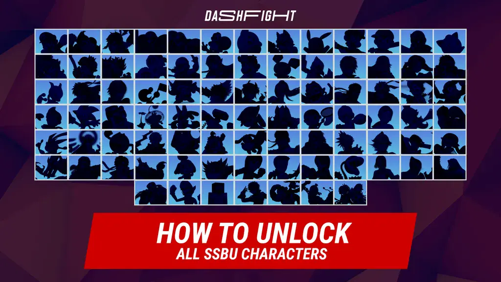 How To Unlock All Characters In SSBU | DashFight