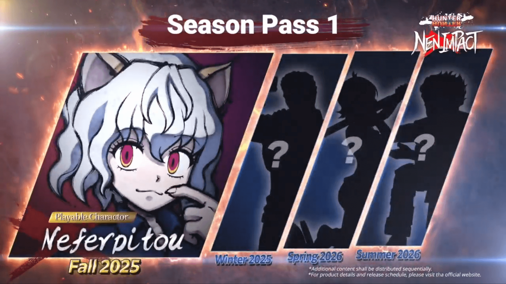 ASW Teases the full Season 1 DLC Character roster for H×H NEN×IMPACT