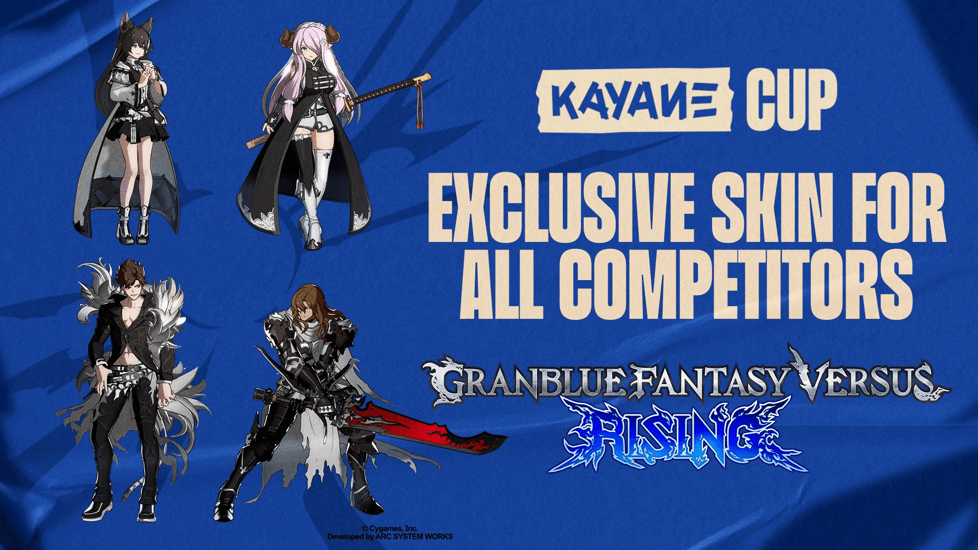 Kayane Cup Participants To Receive Free GBFVR Skin