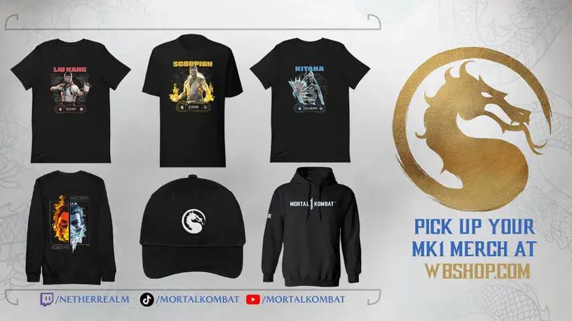 Mortal Kombat 1 Shirts And Merch Available For Sale | DashFight