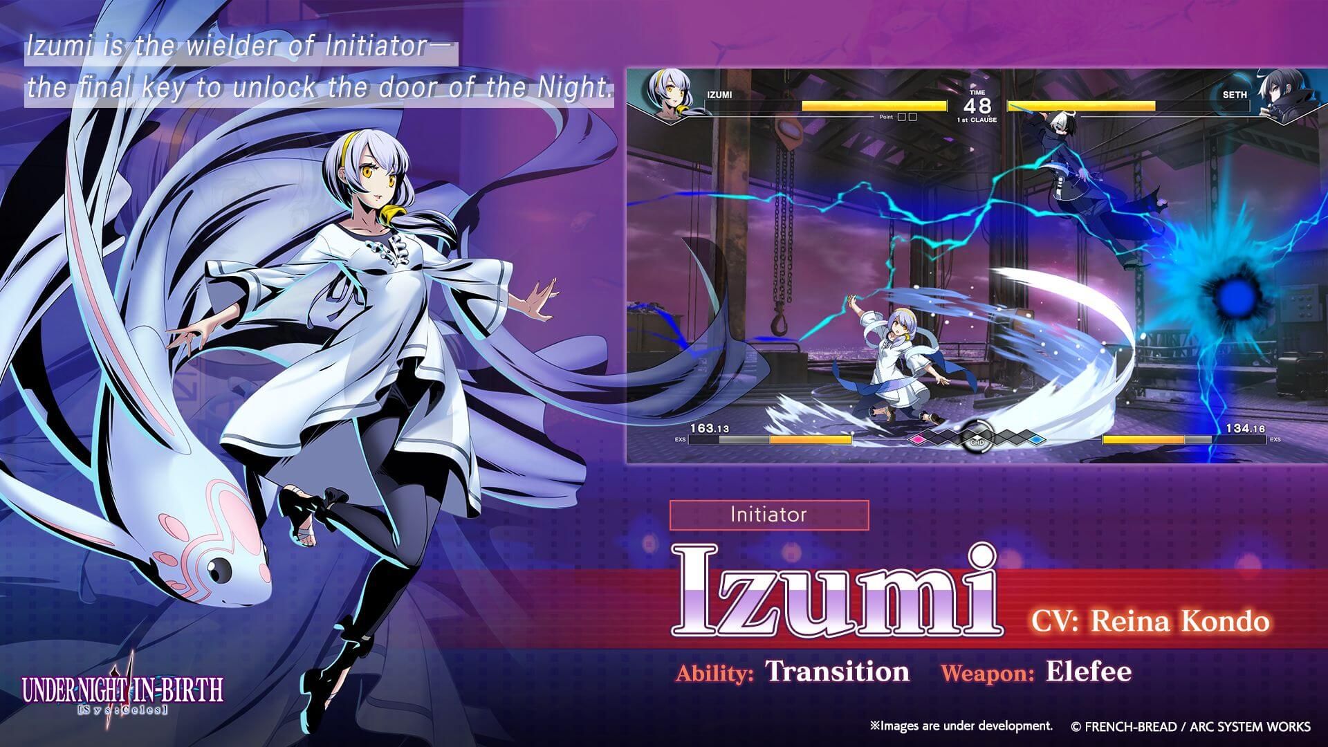 Izumi is Now Live in Under Night In-Birth II