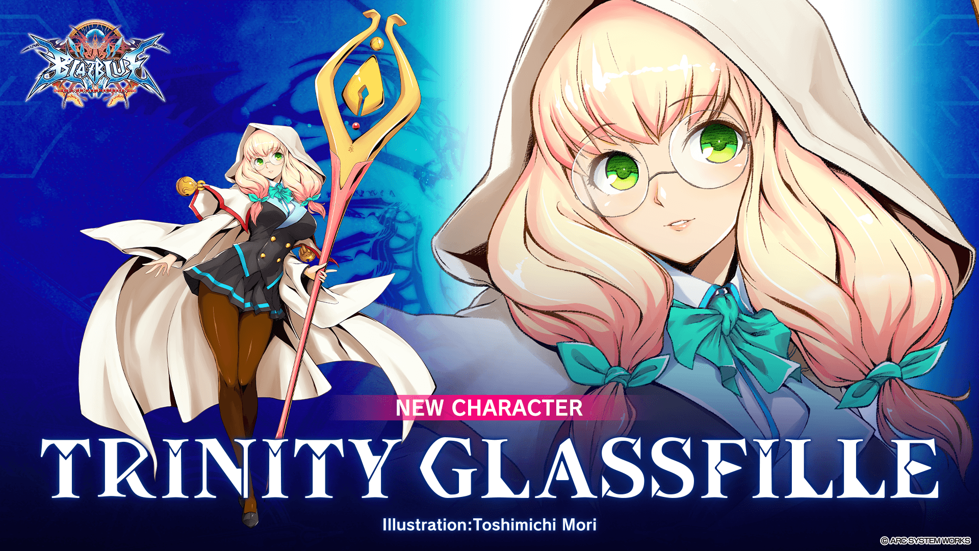Trinity Glassfille joins BlazBlue Centralfiction roster