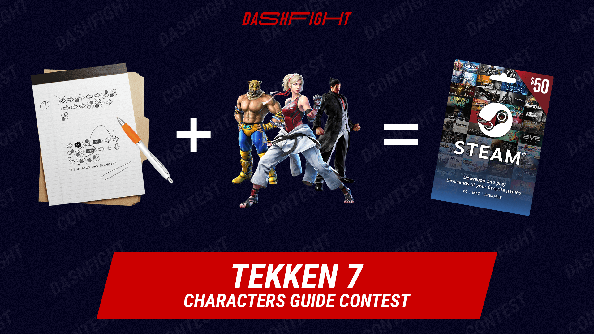 DashFight Tekken 7 Characters Guide Contest