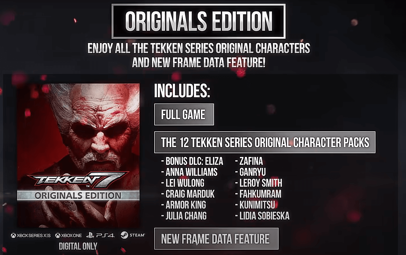 Bandai Namco launches two new Tekken 7 Editions; Orginals & Definitive