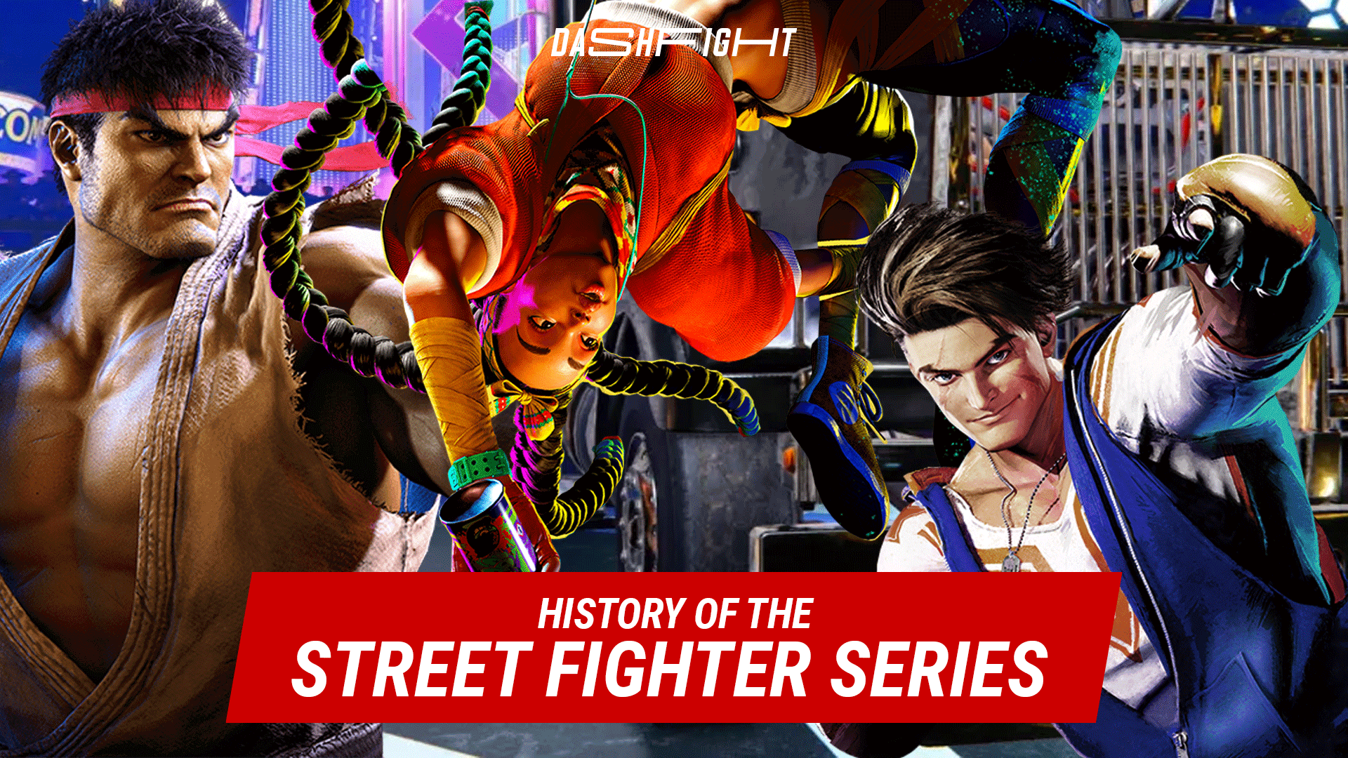 History of the Street Fighter Series - all the Games