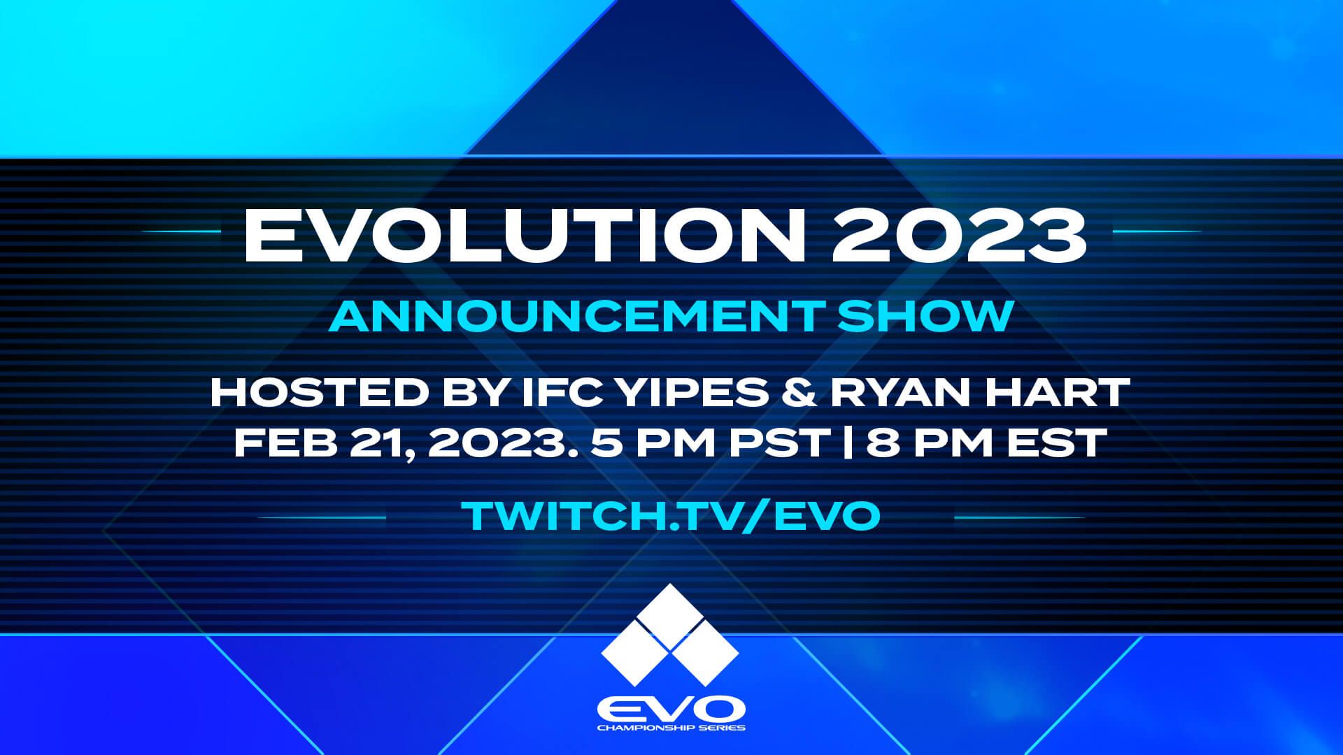 Evo 2023 Announcement Show Scheduled for the End of February