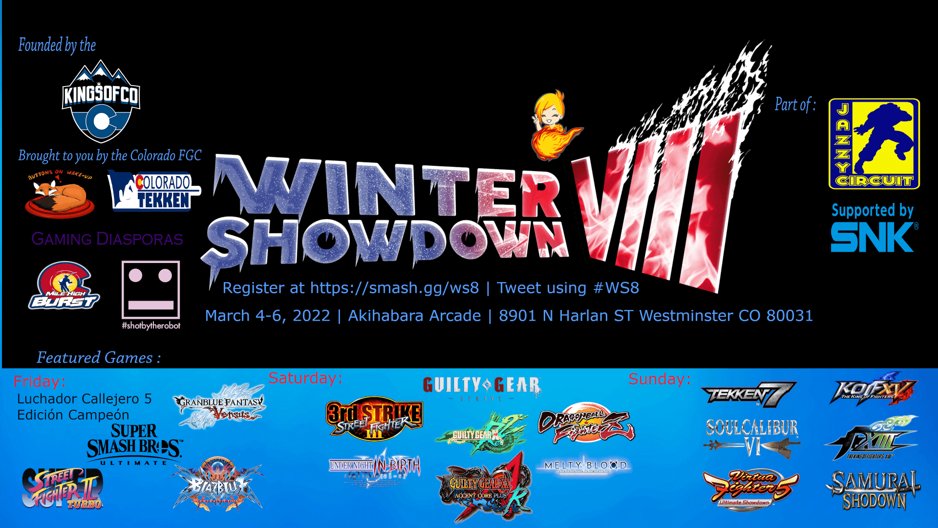 Three Days of Fighting Esports: Winter Showdown VIII