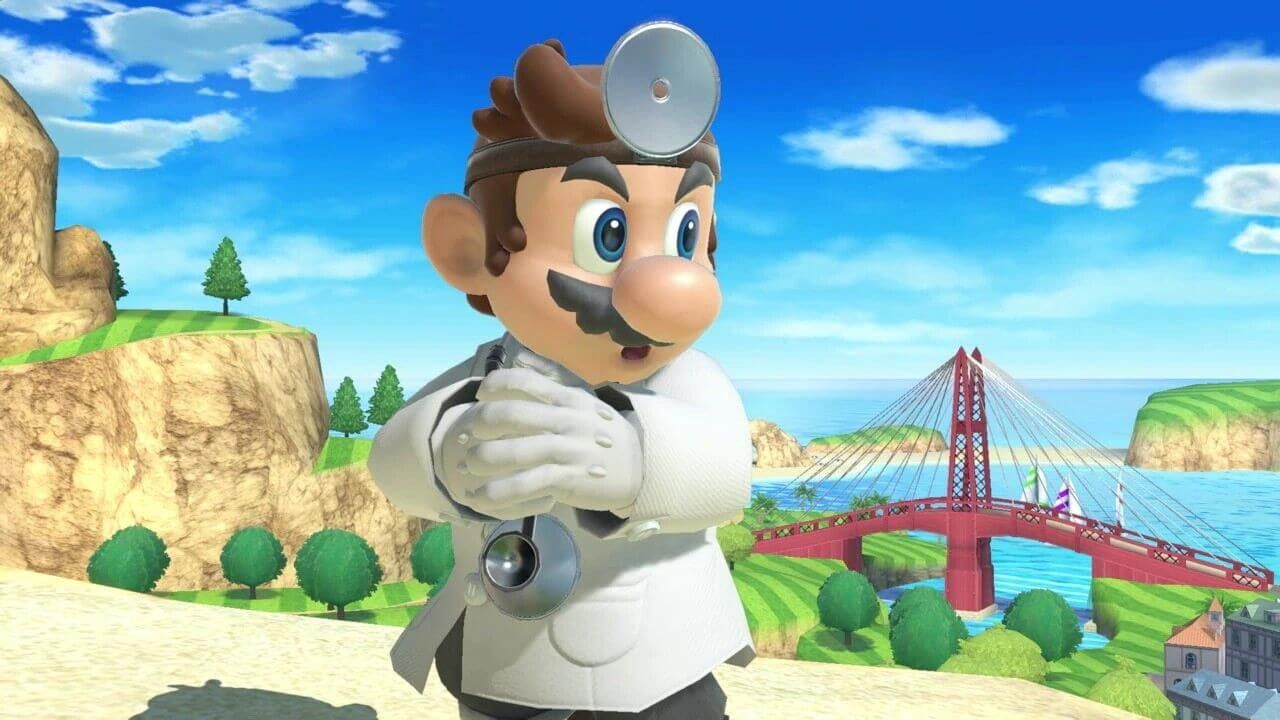 Dr. Mario ready for battle