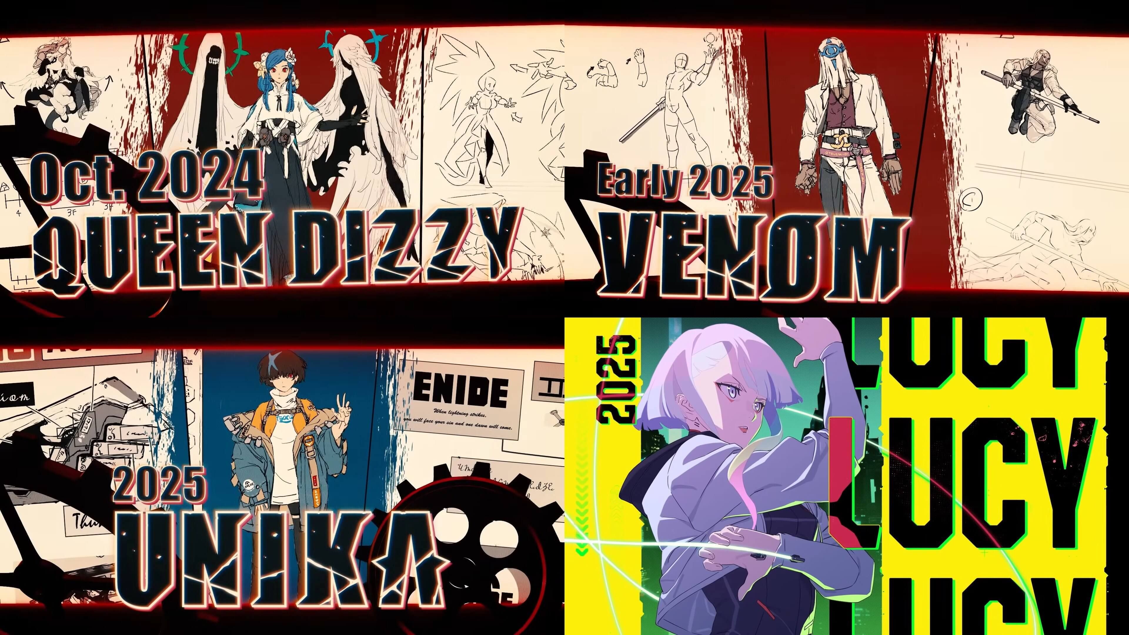 GGST Season Pass 4 Revealed, with Dizzy, Venom, Unika, and Lucy