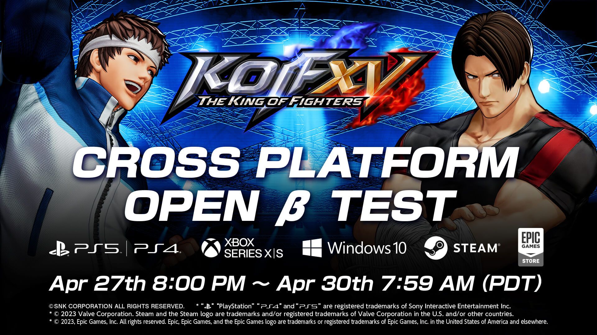 The King Of Fighters XV will hold a Cross-Platform Beta Test This Week