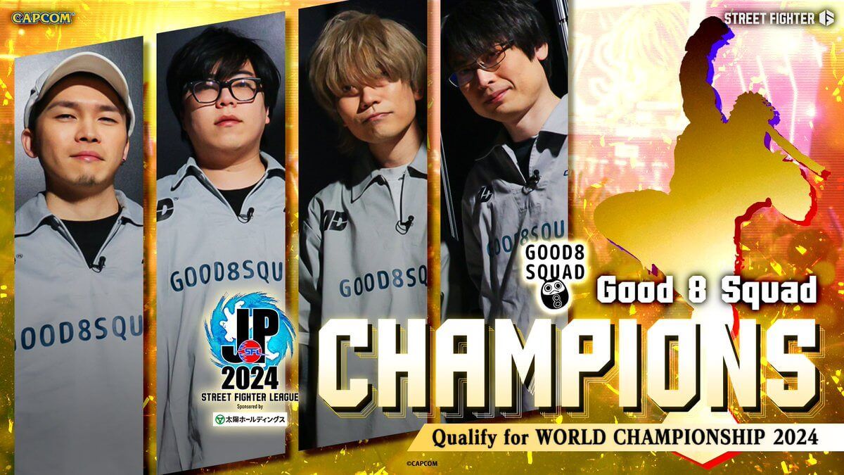 Good 8 Squad Nab Second Street Fighter League Japan Championship