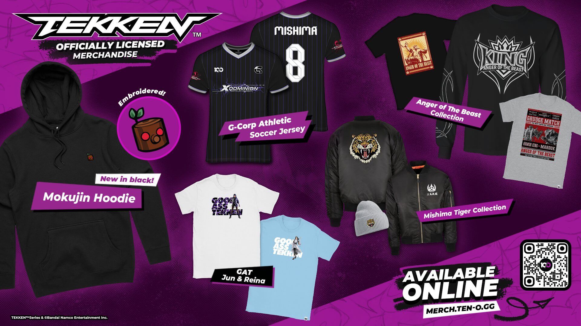 New Tekken Merch Is Live at Evo 2024